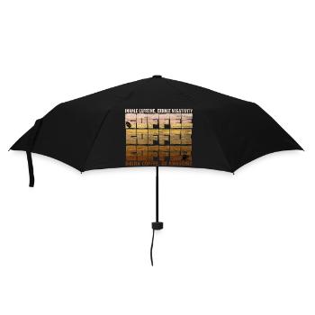 Coffee lover saying coffee break coffee in the office - Umbrella (small) - black - Front