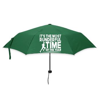 Marathonien Le plus runderful Temps de course - Parapluie standard - vert bouteille - Devant