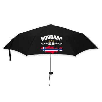 Nordkap 2026 - Regenschirm (klein) - Schwarz - Vorne