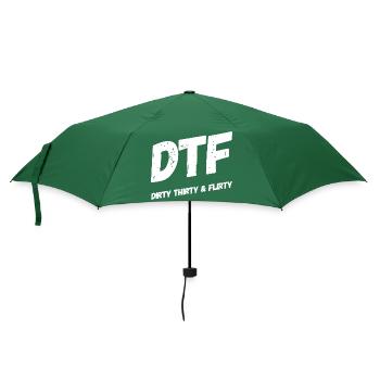 Dirty Thirty Flirty DTF 30e anniversaire - Parapluie standard - vert bouteille - Devant
