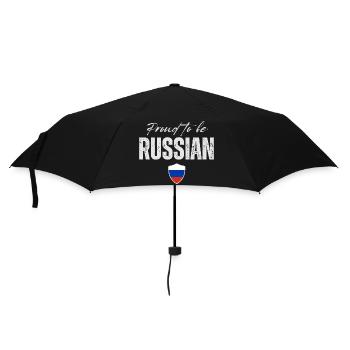 Proud Russian, made in Russia - Umbrella (small) - black - Front