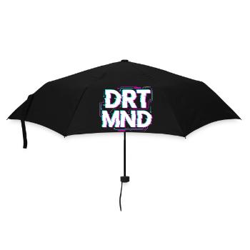 T-shirt glitch de Dortmund, sweat à capuche, casquette - Parapluie standard - noir - Devant