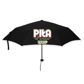 Piła Wlkp., nom de la ville dans un style rétro - Parapluie standard - noir - Devant