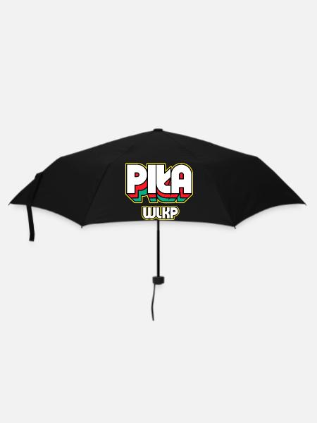 Piła Wlkp. Name der Stadt im Retro-Stil - Regenschirm (klein) - Schwarz