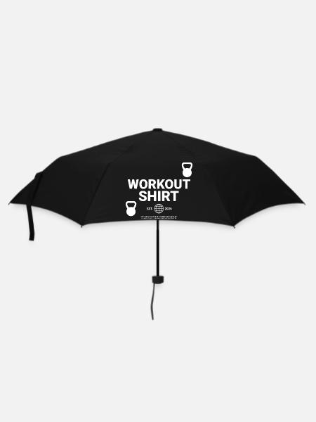 Workout Shirt - Regenschirm (klein) - Schwarz