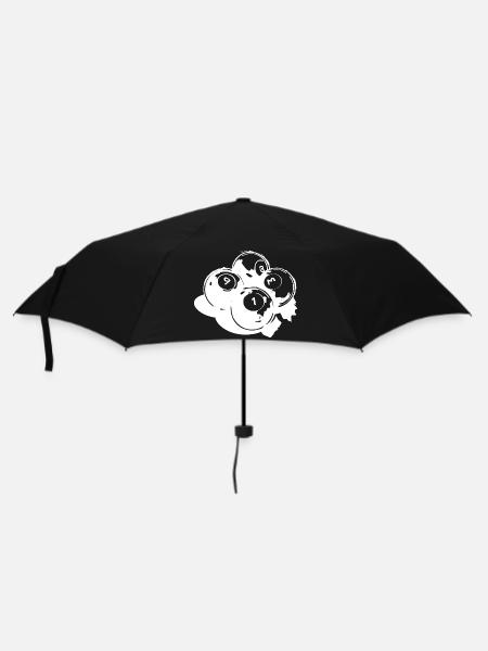 Billardkugeln Skizze - Regenschirm (klein) - Schwarz