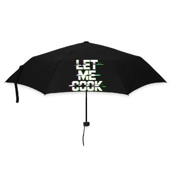 Let Me Cook Cooking Grilling Meme Grill Master Chef - Umbrella (small) - black - Front