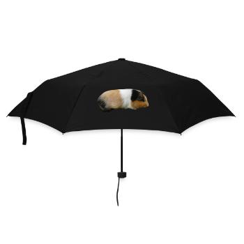 Cochon d’Inde Animal mignon Rongeur Cochon animal Cochon - Parapluie standard - noir - Devant