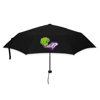 I am Zombie! I want Brains! - Umbrella (small) - black - Front