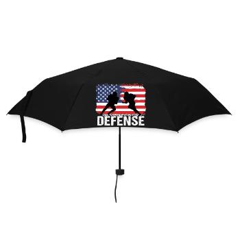Football américain USA Défense - Parapluie standard - noir - Devant