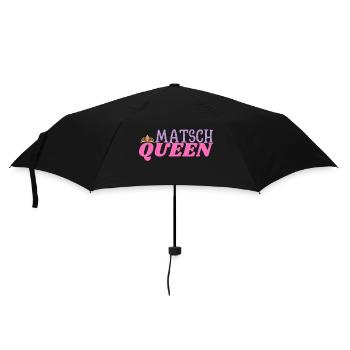 Muddy run shirt mud Matsch Laufshirt Queen Team - Regenschirm (klein) - Schwarz - Vorne