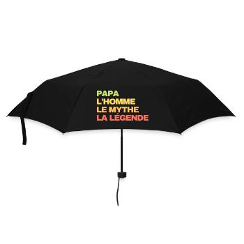 Papa L'homme Le mythe La légende - Parapluie standard - noir - Devant