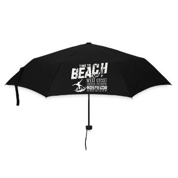 Hossegor Time to beach and surf - Umbrella (small) - black - Front