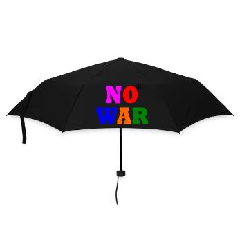No war - Umbrella (small) - black - Front