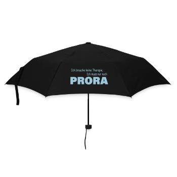 Therapie PRORA - Regenschirm (klein) - Schwarz - Vorne