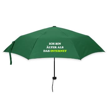 Je suis plus vieux qu’Internet drôle de dire - Parapluie standard - vert bouteille - Devant