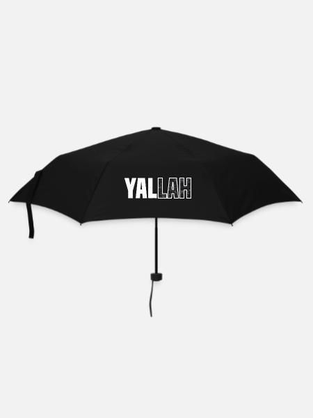 Yallah - Regenschirm (klein) - Schwarz