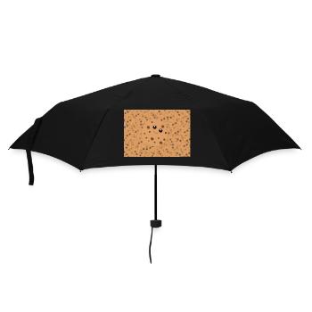Viele Cookies - Regenschirm (klein) - Schwarz - Vorne