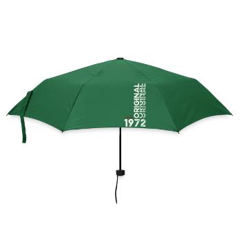 53. Geburtstag Geschenk Mann Original Februar 1972 - Regenschirm (klein) - Flaschengrün - Vorne