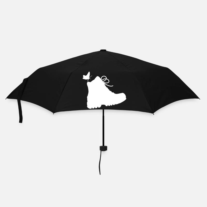 Wanderschuh - Regenschirm (klein) - Schwarz