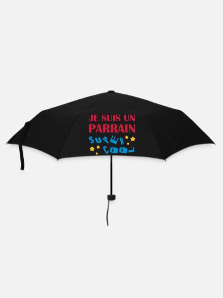 Onkel / Tante / Vetter / Cousin / Kusine - Regenschirm (klein) - Schwarz