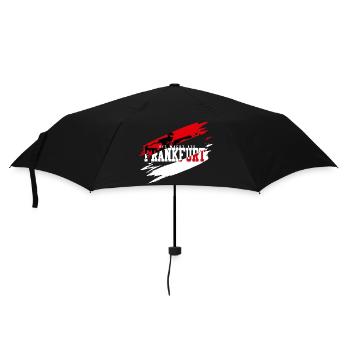Frankfurt Fussball - Regenschirm (klein) - Schwarz - Vorne