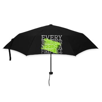 tshirts charpentier sexy couper du bois - Parapluie standard - noir - Devant