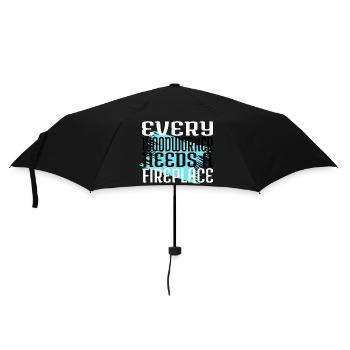 funshirt arboristes union charpentier tshirts amour - Parapluie standard - noir - Devant