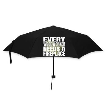 americas funny carpenter quotes jokes - Regenschirm (klein) - Schwarz - Vorne