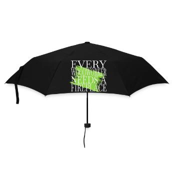 cool chainsaw grab carpenter sayings - Umbrella (small) - black - Front