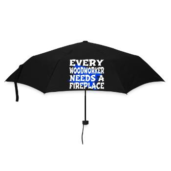 job cabinetmaker union carpenter tshirts dad - Umbrella (small) - black - Front