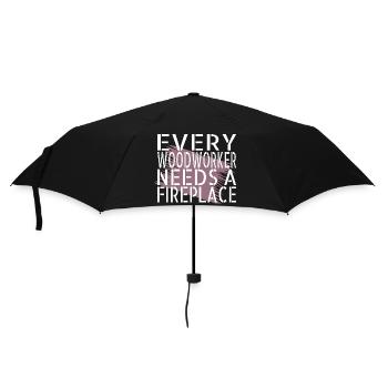 dad hearbeat quote a carpenters prayer tshirts - Umbrella (small) - black - Front