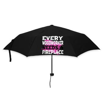 cadeau d’anniversaire hearbeat funshirt menuiserie best - Parapluie standard - noir - Devant