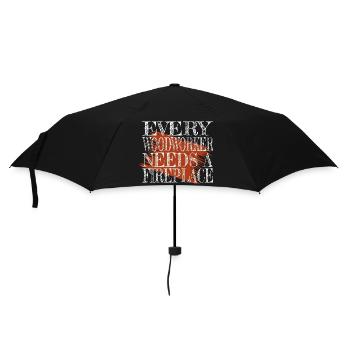 forestier actuel - Parapluie standard - noir - Devant