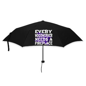 a carpenters prayer tshirts plumber safety helmet - Umbrella (small) - black - Front