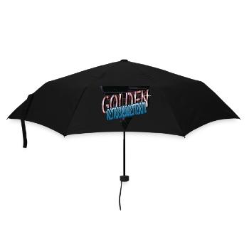 bluthund geburtstagsgeschenk witzig lustig - Regenschirm (klein) - Schwarz - Vorne