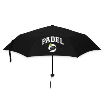 Padel - Gift for padel player - Umbrella (small) - black - Front