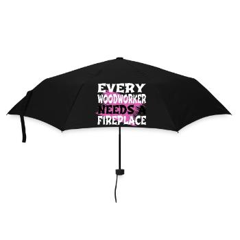 sayings jackhammer gift idea present idea - Regenschirm (klein) - Schwarz - Vorne