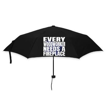 mason men a carpenters prayer tshirts forestry - Umbrella (small) - black - Front