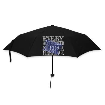Funny Sayings Woodcutter Quote Lumber - Umbrella (small) - black - Front