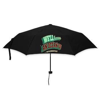 christmas vacation sayings beards bodybuilder - Regenschirm (klein) - Schwarz - Vorne