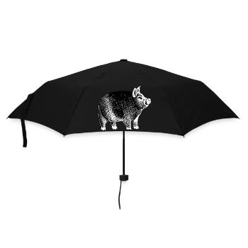 porc doux porc porc animaux animaux 7 - Parapluie standard - noir - Devant