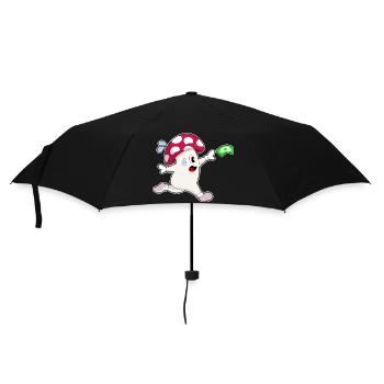 Mushroom Jogger Jogging Sport - Umbrella (small) - black - Front
