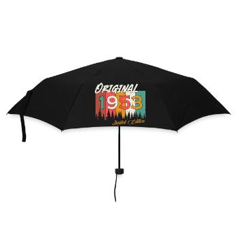 Original 1953 vintage vintage anniversaire rétro - Parapluie standard - noir - Devant
