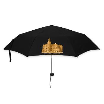 Stollberg Town Hall Erzgebirge District Town Saxony - Umbrella (small) - black - Front