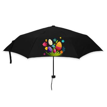 Cute design baby egg for Easter and spring - Umbrella (small) - black - Front