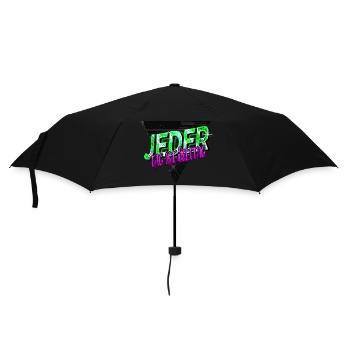 gesundes essen gesundheit essen - Regenschirm (klein) - Schwarz - Vorne