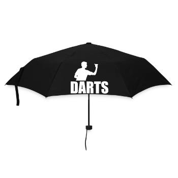 Darts Sports Fun - Umbrella (small) - black - Front