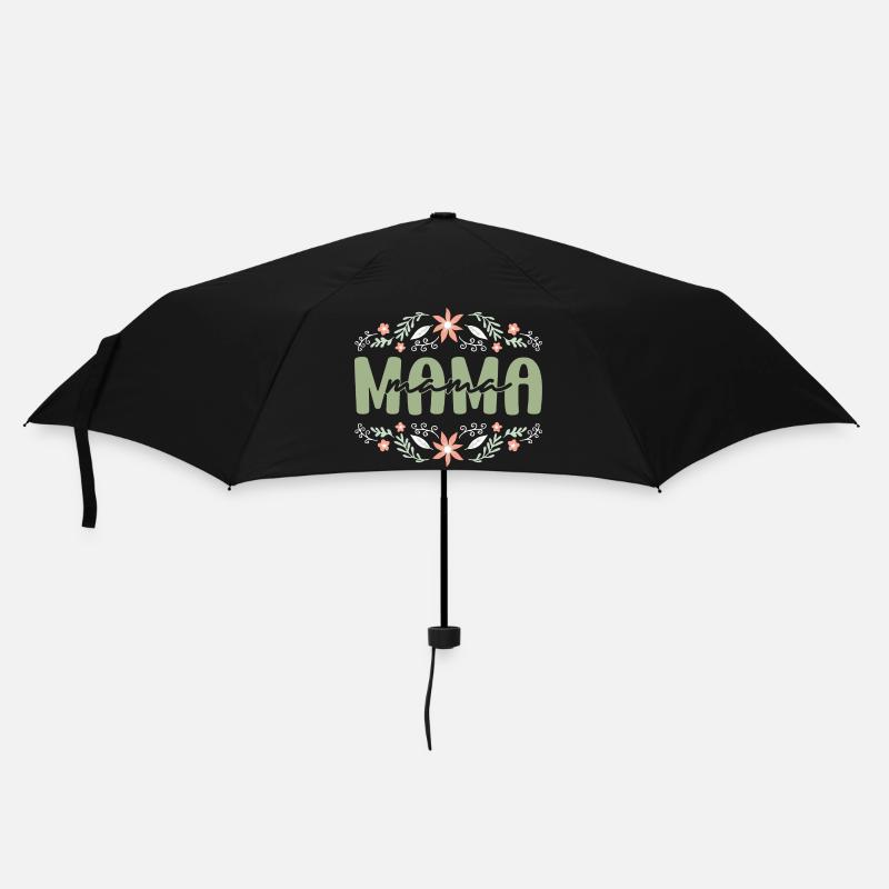Floral MAMA gift idea - Umbrella (small) - black