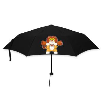 Lion Bodybuilder Dumbbells Bodybuilding - Parapluie standard - noir - Devant